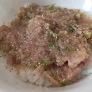 ポン酢ネギトロ丼